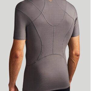 Tommie Copper Compression Shirt Mens Size Medium 0873MR Shoulder Support Black